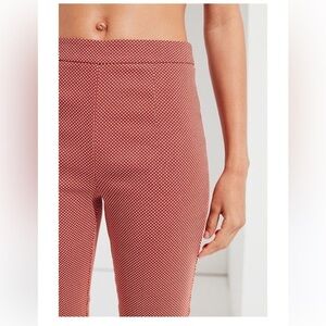 Urban Outfitters Rust polka dot skinny jegging dress pants